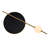 Modern Black Wall Lamp with Metal Body & Glass Cap, 27.2 x 12.6 x 3.9 inches | 1 x 24W Integral LED, 3000K, 2400 Lm | Glam & Scandinavian Design, Perfect for Living Room & Bedroom Ambiance