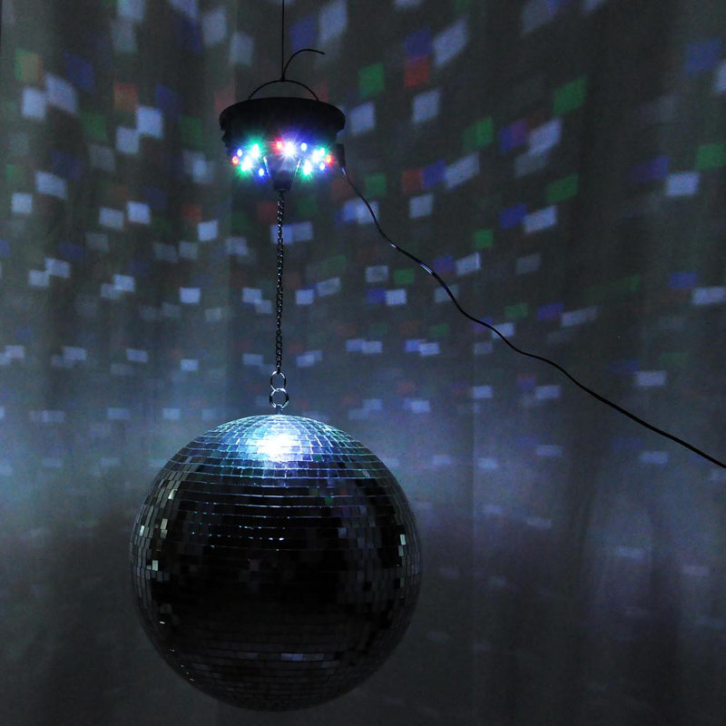 Croxton Mirror Disco Ball LED Net Lights