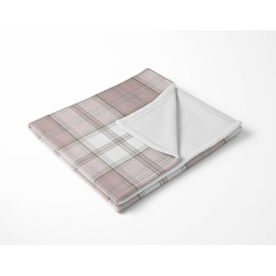 Bully Plaid Velveteen Fleece Blanket