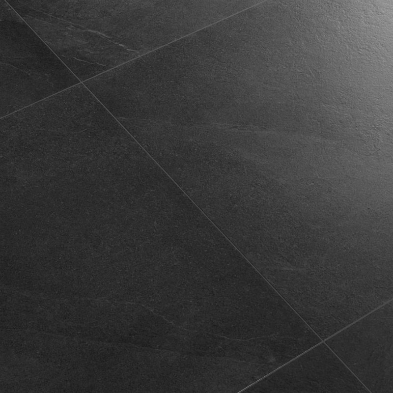 Fordham 12x24 Matte Porcelain Stone Look Floor and Wall Tile, Black