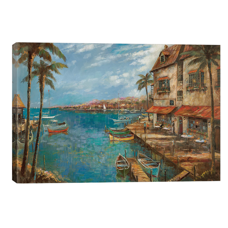 My Favorite Pub - Wrapped Canvas Painting, 101.6 cm H x 66.04 cm W x 1.91 cm D