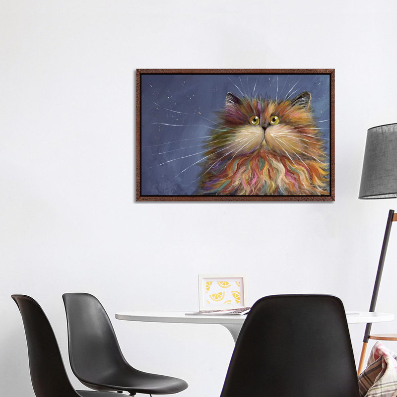 Print, Brown Framed Canvas, 101.6 cm H x 66.04 cm W