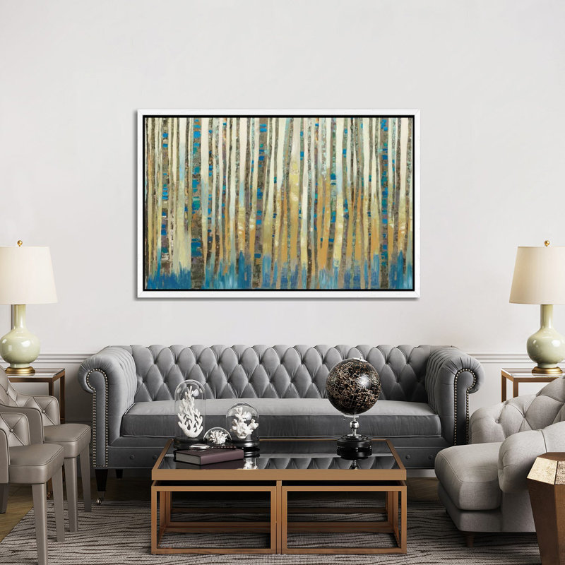 Delta by Allison Pearce - Painting on Canvas, White Framed Canvas, 152.5 cm H x 101.5 cm W