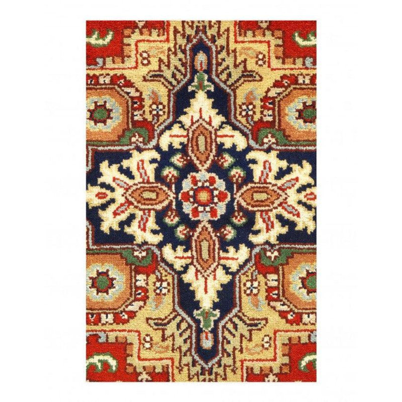 Kerri Oriental Area Rug in Rust