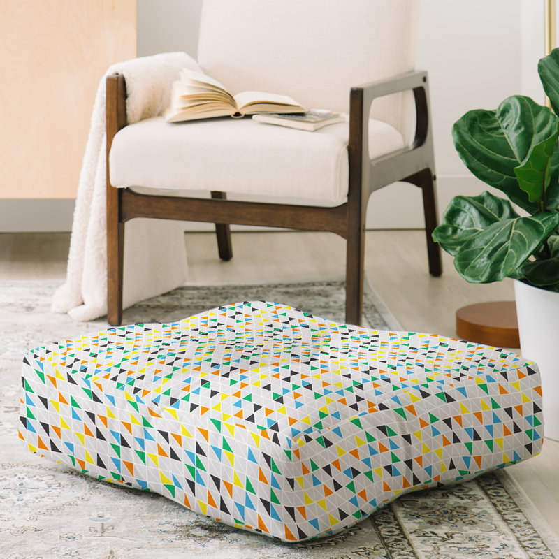 Vy La Triangles Train Floor Pillow