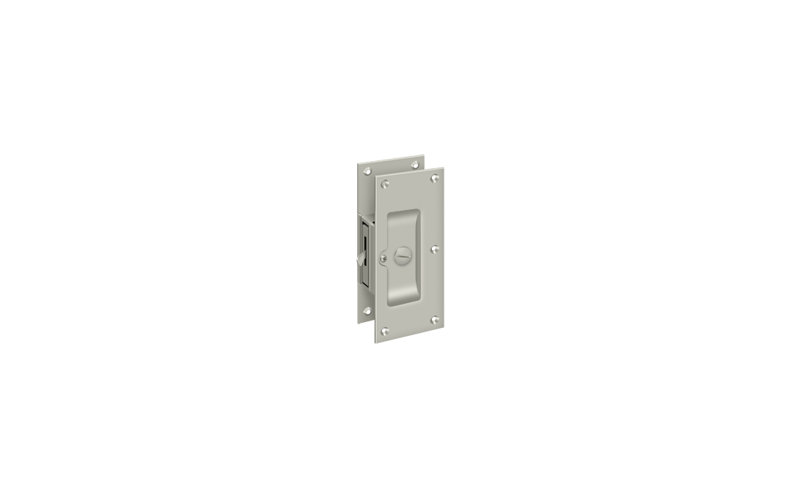 Pocket Door Hardware, Brushed Nickel