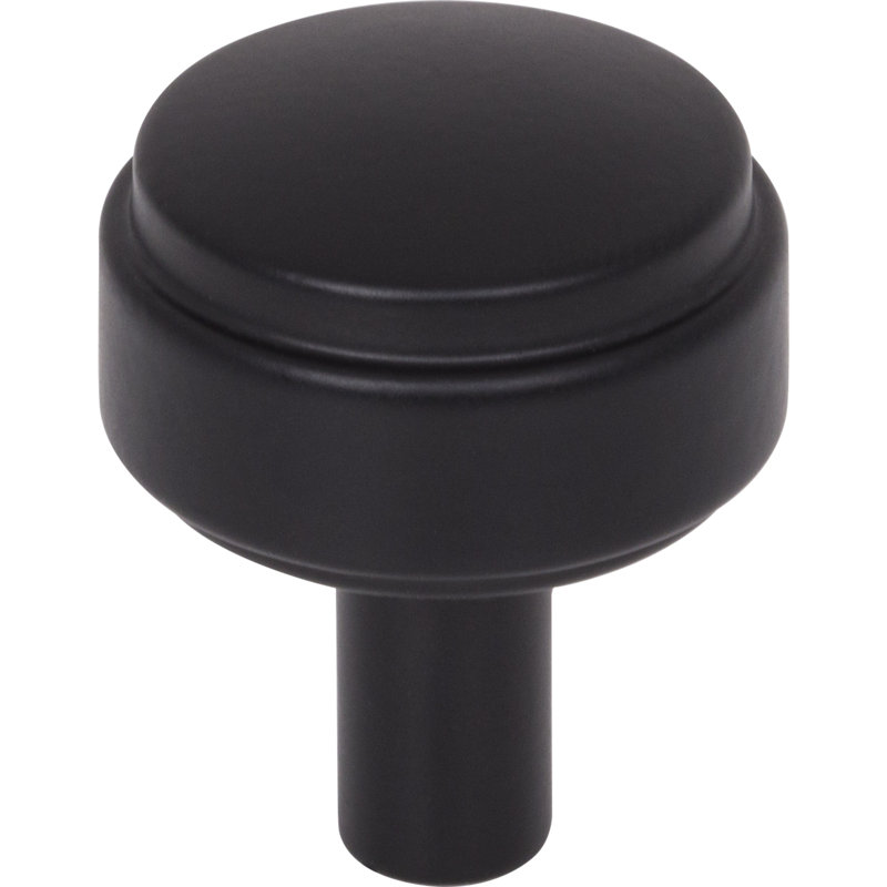 Hayworth Mushroom Knob, Matte Black