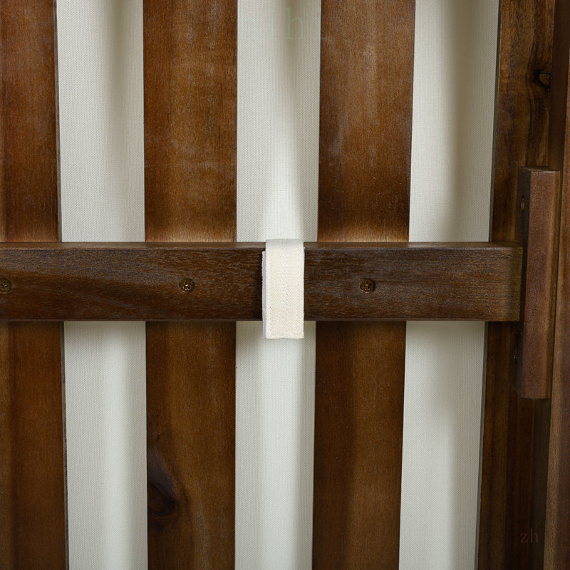 Ensemble de causeuse et de table basse d'extérieur, structure en bois d'acacia avec détails en corde, coussins beiges hydrofuges pour patio, cour arrière, terrasse