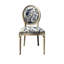 Blue Fowl & Fruit Jacquard Dining Chair