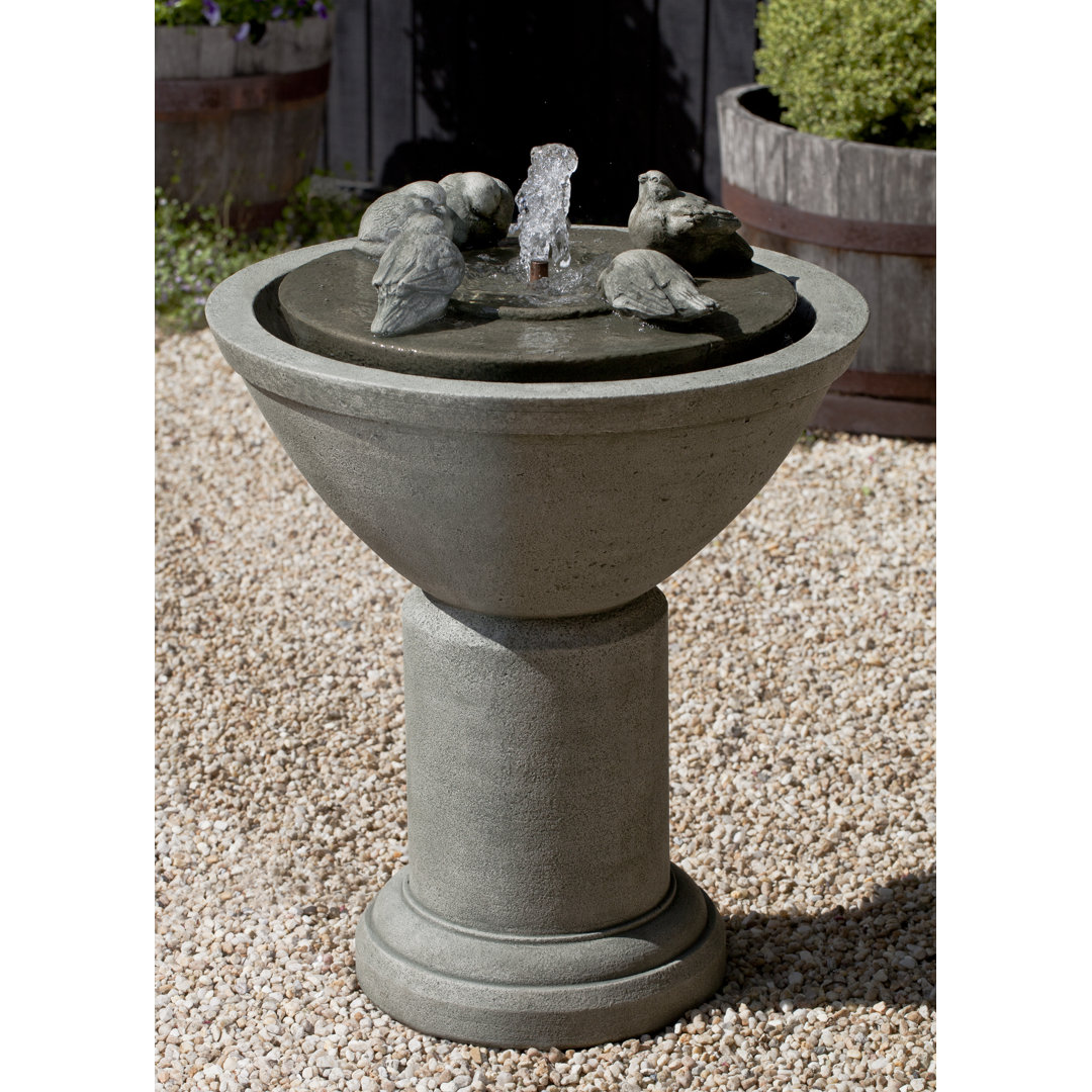 Passaros II Weather Resistant Floor Fountain Campania International 