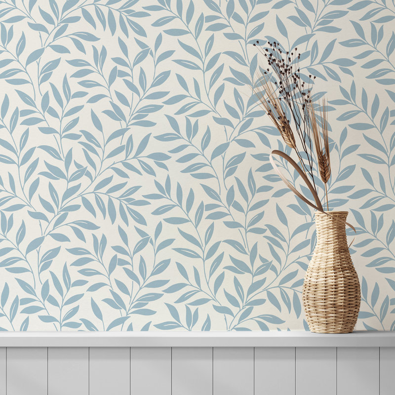 Marin Leaf Trail Wallpaper, Blue
