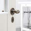 Hammer & Tongs - Oval Rim & Mortice Door Knob - W60mm - Raw