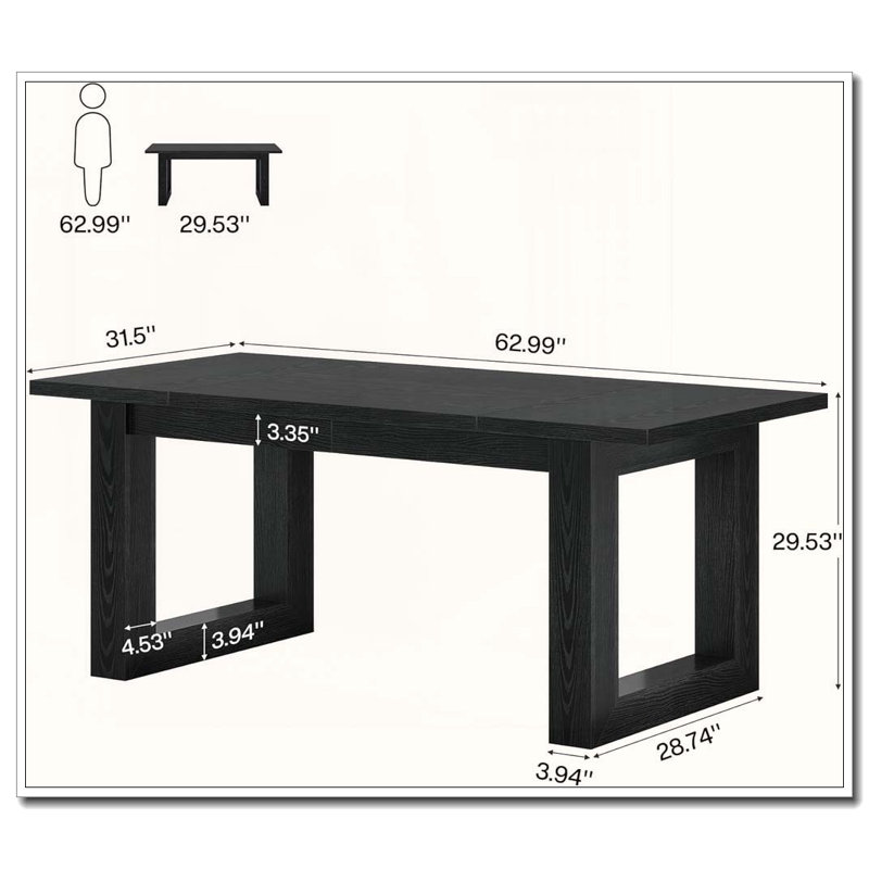 Bureau, bureau d'ordinateur, Noir