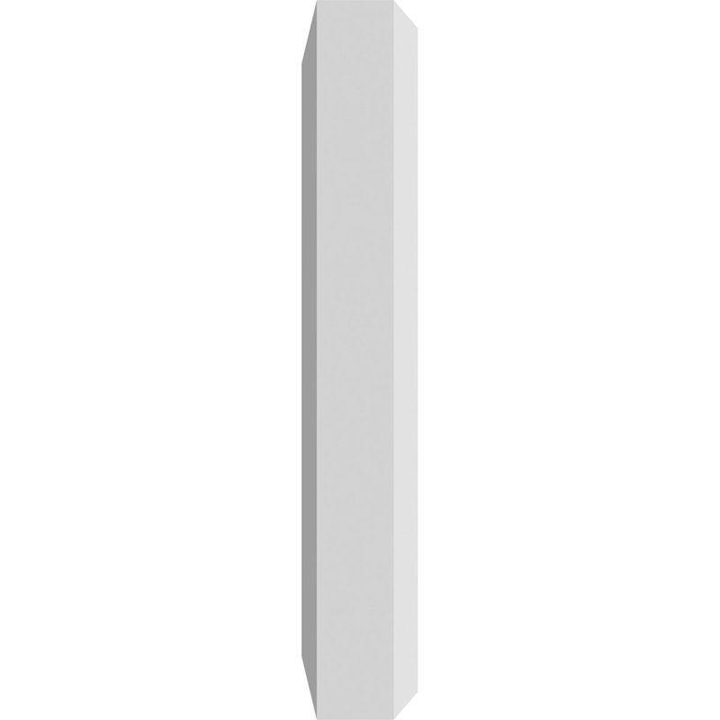 Rosette standard Sedgwick avec bord biseauté, H 7 po x l 7 po x P 1 po