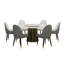 Ensemble de table de salle à manger 7 pièces 59,05 po 7 pièces-1521935850-1521935849