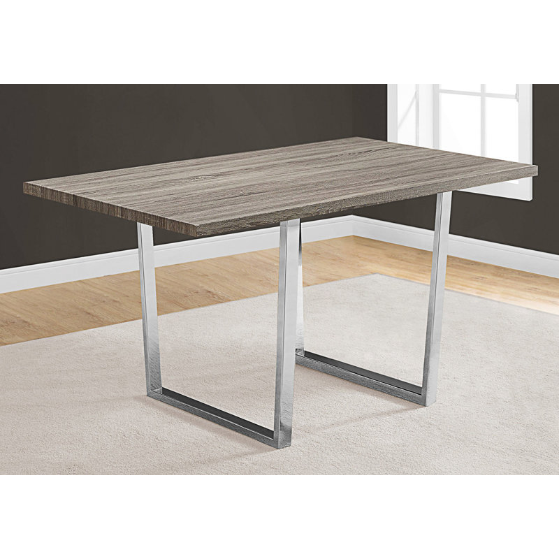 Table de salle à manger moderne, Taupe