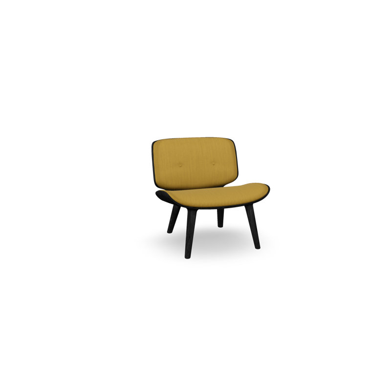 Nut Lounge Chair, Sage, Black Stained Oak