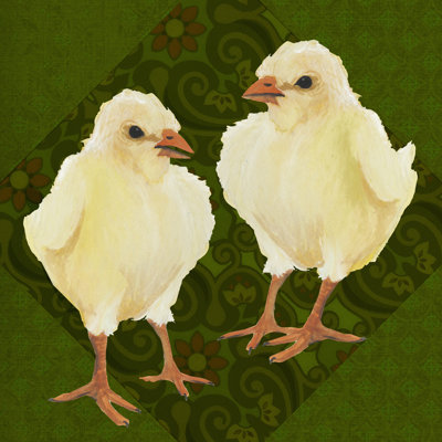 Yard Bird III by Grace Popp - Wrapped Canvas Print