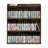 3-Tier Open Shelf Bookcase, Bookshelf, Storage Organizer, 7 x 24 x 26, Amber Pine-128766317-128766320