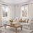 Linen Back Tab Curtains,Light Filtering Curtain, Thick Linen Textured Semi Sheer Drapes(Set of 2,With Hooks)-1780285706-1809414767