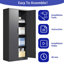 71"H Metal Garage Storage Cabinet-121121334