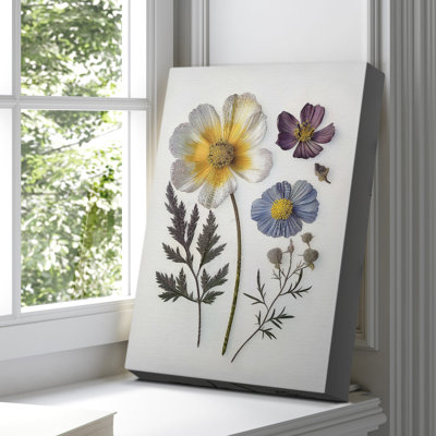 Floral avec toile tendue tendue CCxxxii