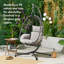 Grey Egg Chair with Stand