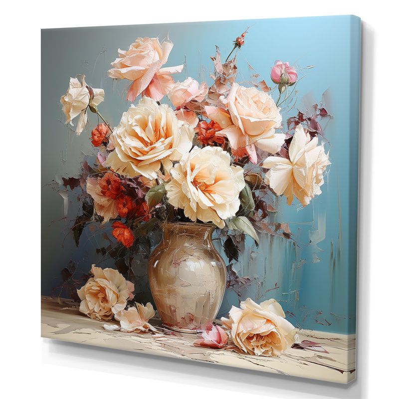 «Gorgeous Rose Bouquet I», reproduction sur toile, H 36 po x l 36 po x P 1,5 po, Toile tendue