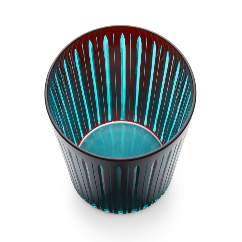 Prism Double Old Fashioned Glasses, Bordeaux, 17 oz.