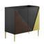 Meuble-lavabo sur pied simple 36 po avec plateau en bois manufacturé Modway Alchemist-93027960
