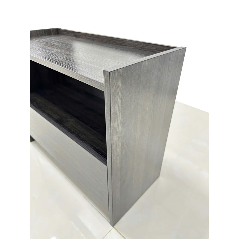 Table de chevet compacte avec tiroir de rangement Robin, parfaite pour les petits espaces et les chambres modernes, durable et fonctionnelle.