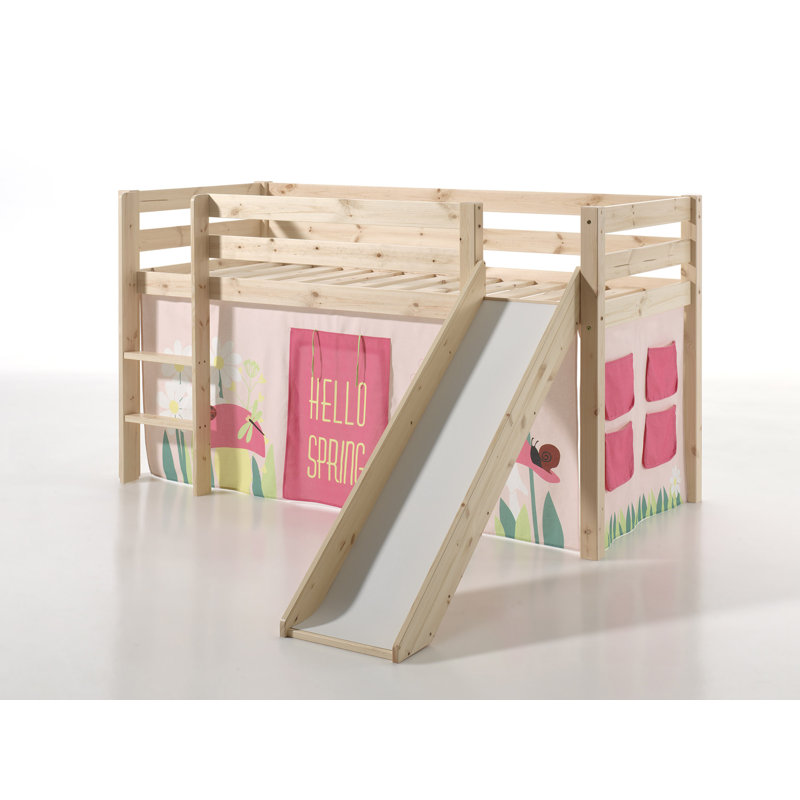 Escalera Loft Bed, 90 x 200 cm, Beige, Basic