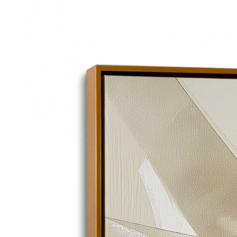 Soft Momentum I, 48.75" H x 32.75" W, Polished Gold