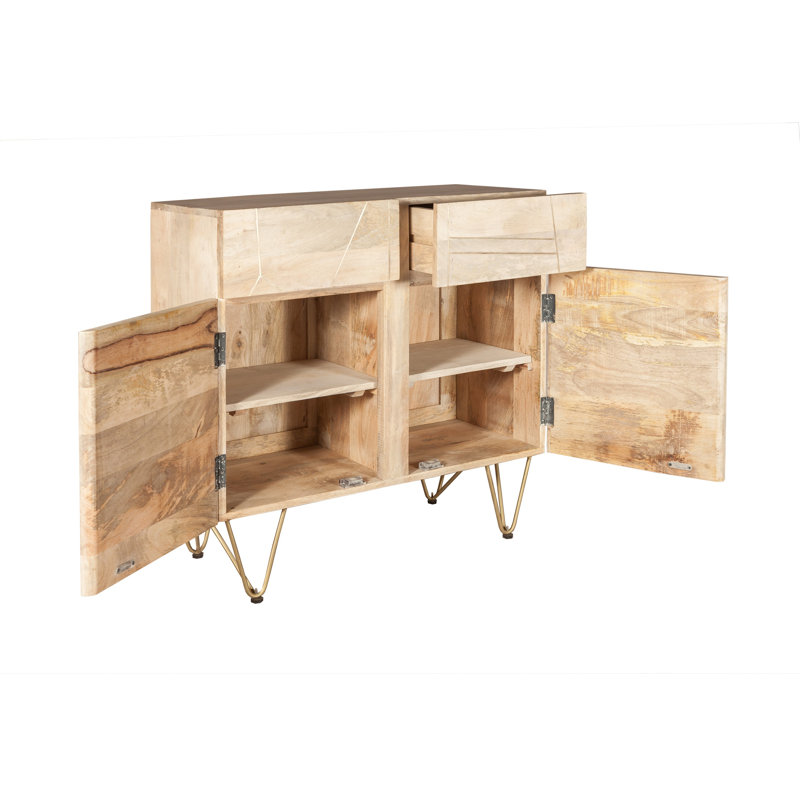Roosevelt 90cm Sideboard, Light Natural