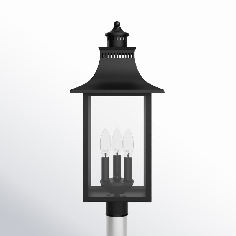 Amarone Transparent Lantern Head, Black