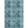 Premium Machine Washable Cerrito AMF557 Teal Rug