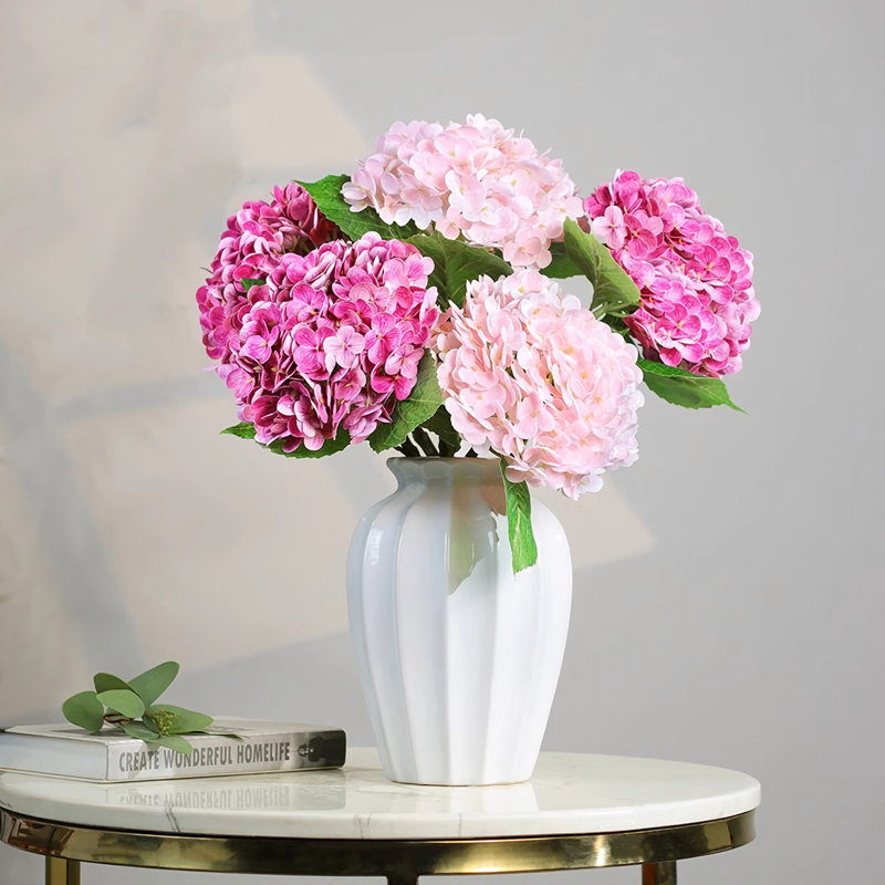 Décoration de vase simulée, Rose