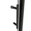 Porte de douche noire matte avec pivot pivotant - 44-48 "x 71", verre trempé 1/4 ", poignée en acier inoxydable, fermeture magnétique, conception à fuites, facile à assembler H 71" noir, fuite de 6 mm, installation réversible-124961218