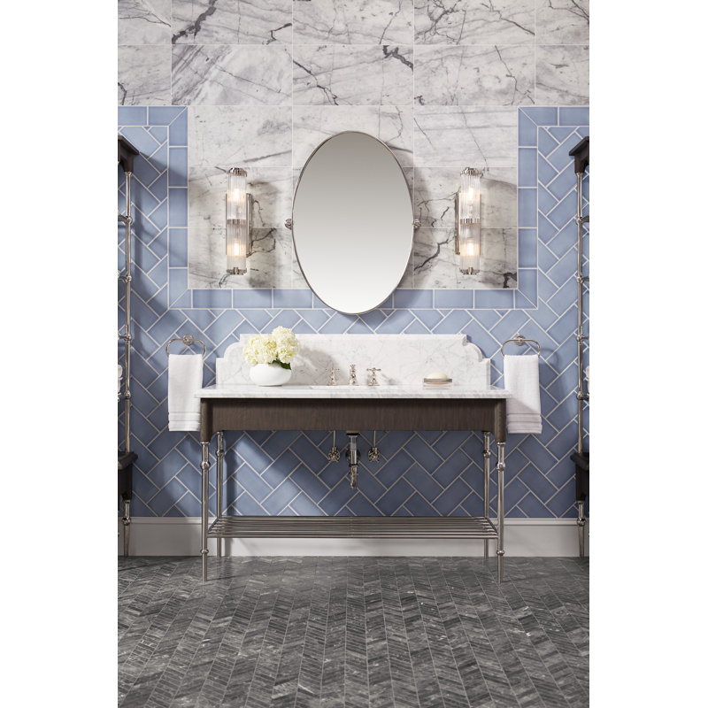 Craft Series Pivot Bathroom / Vanity Mirror, Polished Stainless Steel