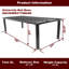 Base de lit plateforme en acier robuste avec pieds ronds 3 po Ziva University-268356894
