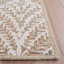 Ikat Handmade Tufted Wool Ivory / Brown Area Rug-1598649810