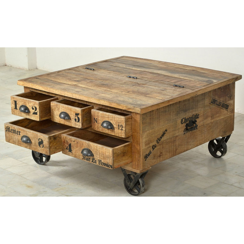 Solid Wood Single Coffee Table