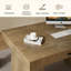 Ensemble de salle à manger en bois massif pour 4 personnes avec table rectangulaire de 55 pouces et 4 chaises rembourrées-1374593095-1374593146