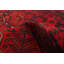 Tapis rouge en laine noué à la main de conception unique 3 pi 4 po x 4 pi 11 po Inshaal