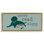 Never Read Alone Dog Floater Canvas Wall Art by Dog Is Good