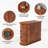 Solid Wood 2 - Drawer End Table-1296204606