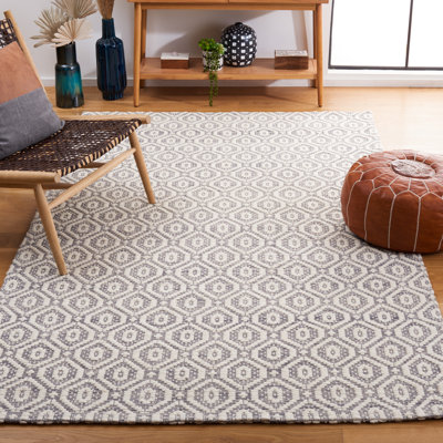 Tapis géométrique tissé à la main Marbella