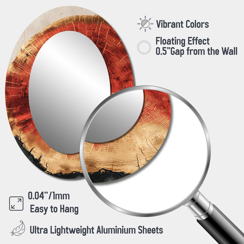 Miroir mural Ruby, 40 po x 30 po
