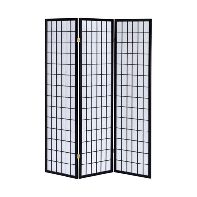 3-Panel Room Divider Folding Shoji Screen