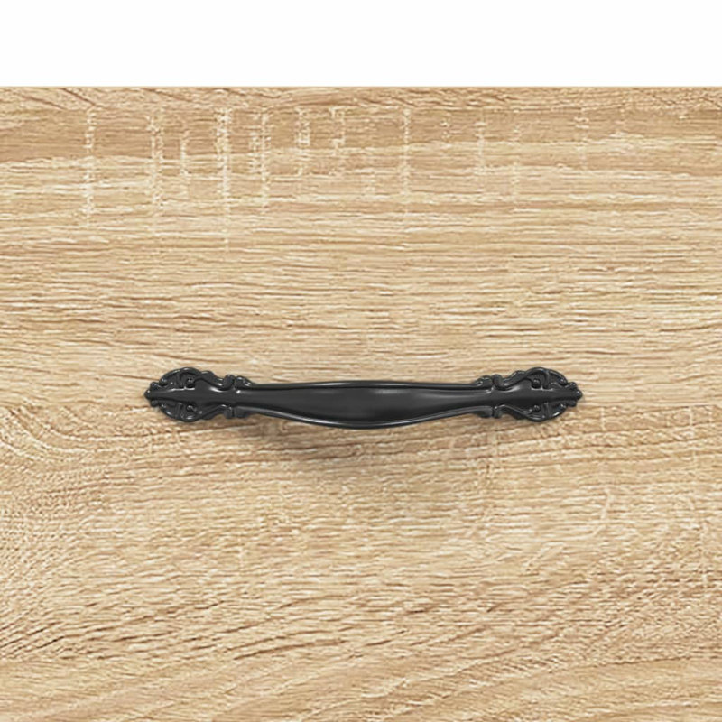 Edler Four Leg Coffee Table with Storage, Sonoma Oak